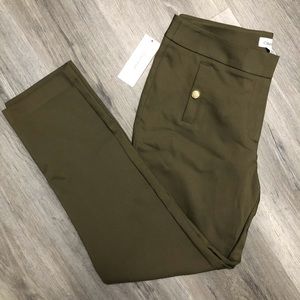 NEW Calvin Klein Caper Green Pants